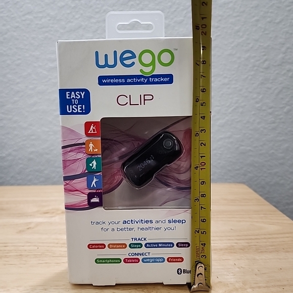 NOB WeGo Clip WO1559BK Wireless Activity Tracker Black. - Picture 5 of 6